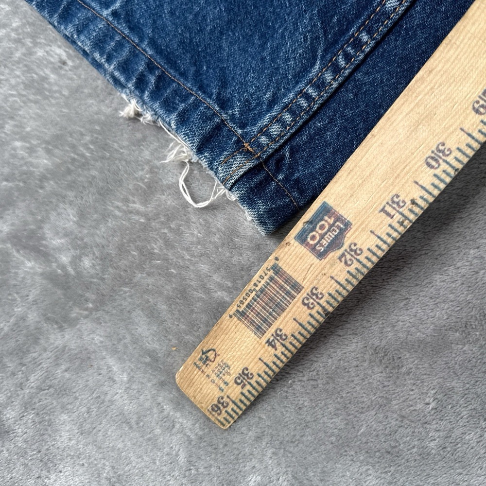 Vintage Levis Jeans Men 36x34 Fits 35x33 Blue Denim 517 Bootcut Made in USA 90s - Picture 15 of 16